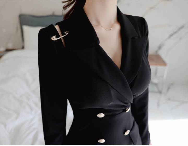 Pin package hip business suit slim autumn and winter dress