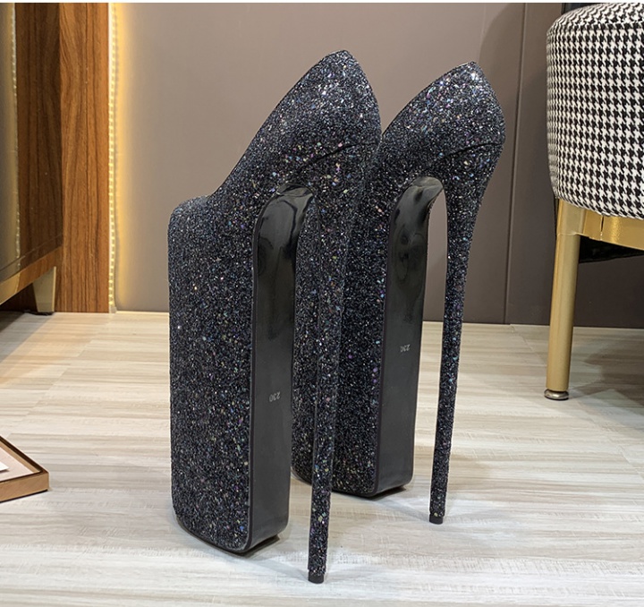 Fine-root platform high-heeled shoes for women