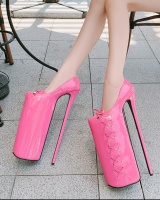 Large yard shoes fine-root high-heeled shoes