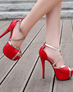 Fine-root sandals high-heeled shoes for women