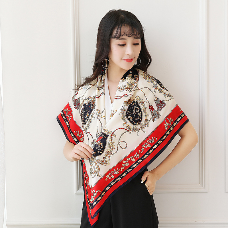 European style all-match shawl silk cheongsam