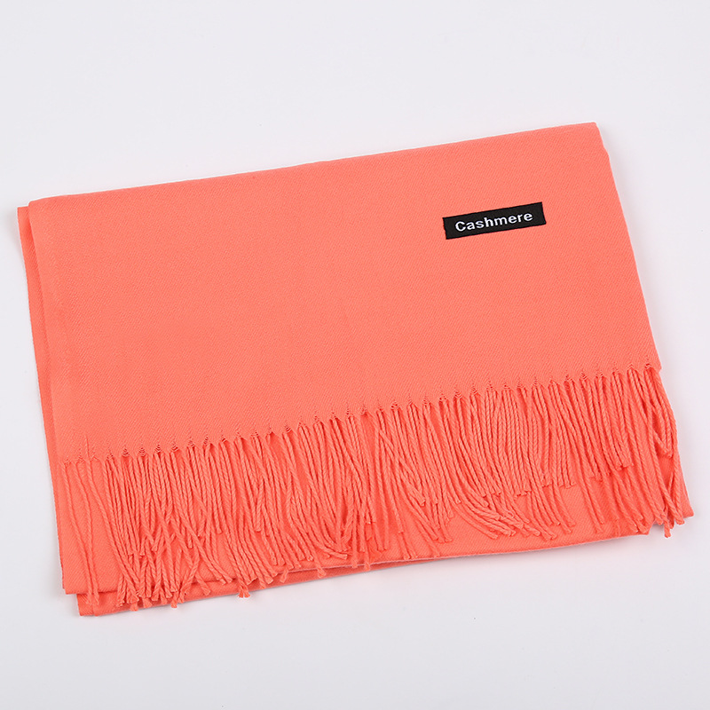 Monochrome thermal shawl twill all-match scarves