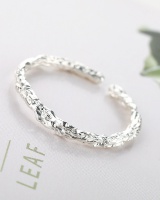 Silvering opening simple ring