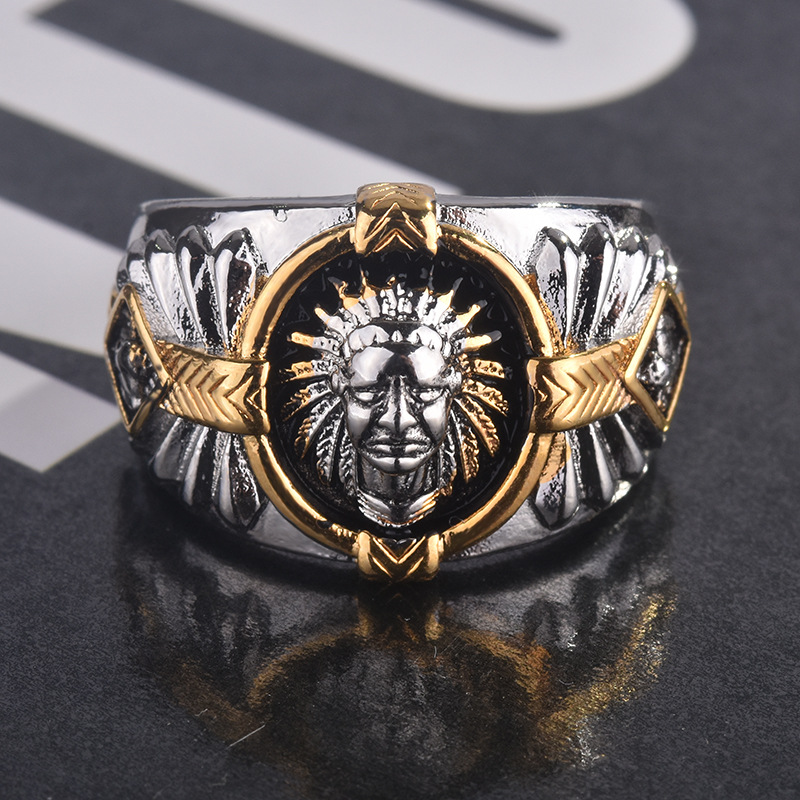 Indiana hip-hop style double color ring