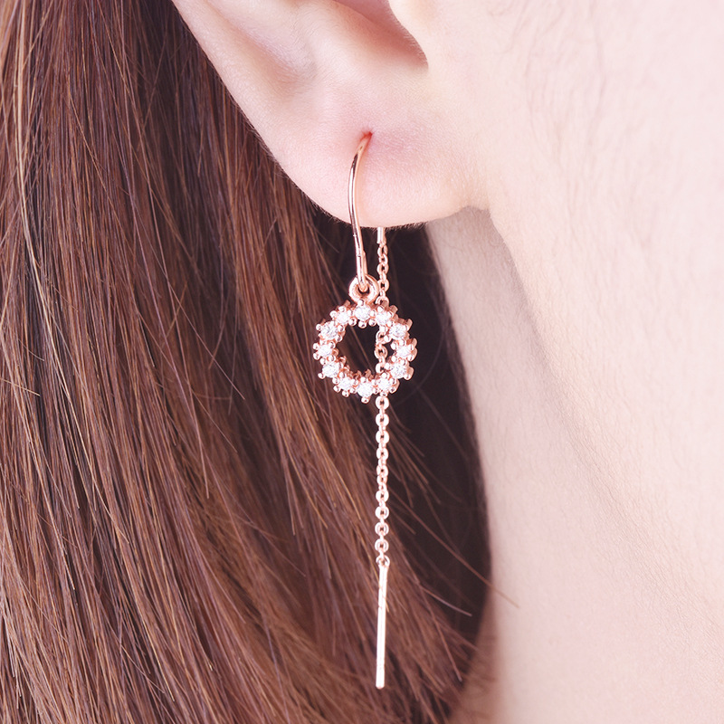 Sweet long personality earrings for women