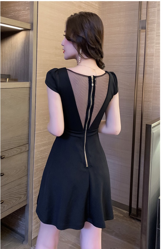 Cover belly low-cut lady dress sexy T-back for women