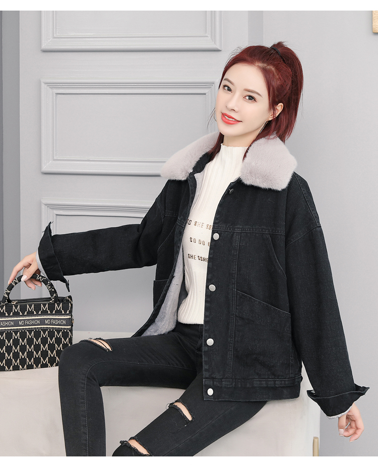 Short all-match cotton coat thick coat for women