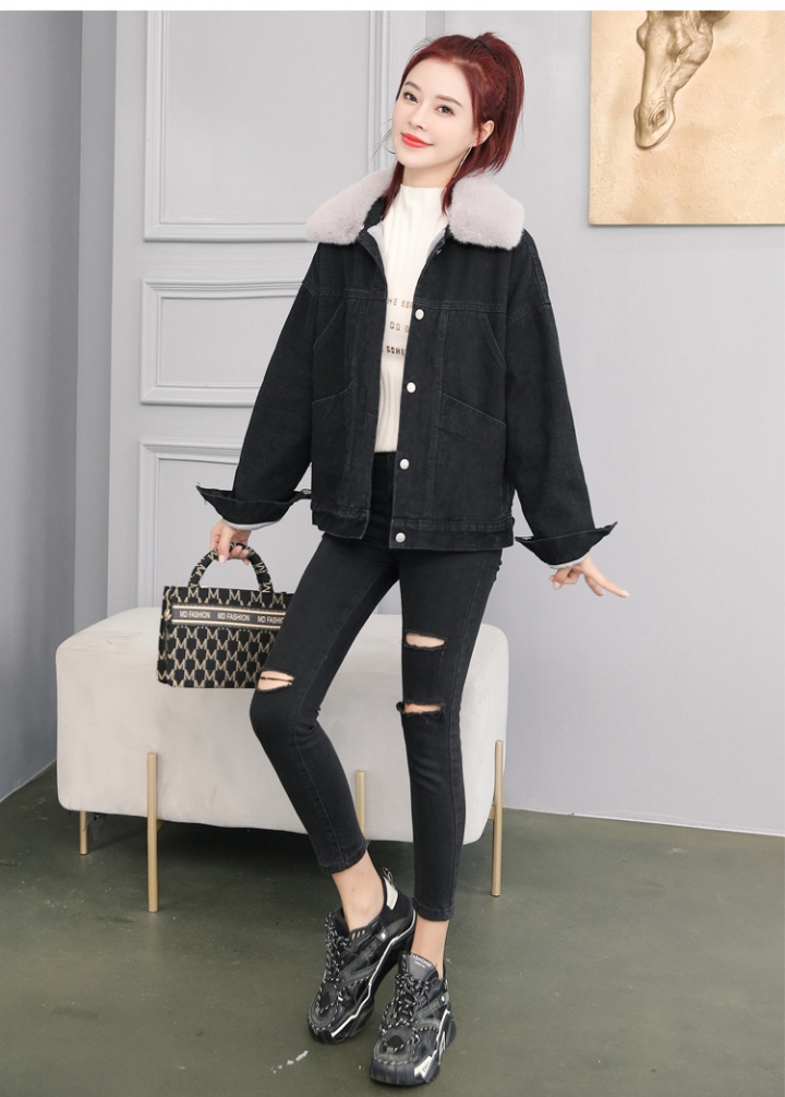 Short all-match cotton coat thick coat for women