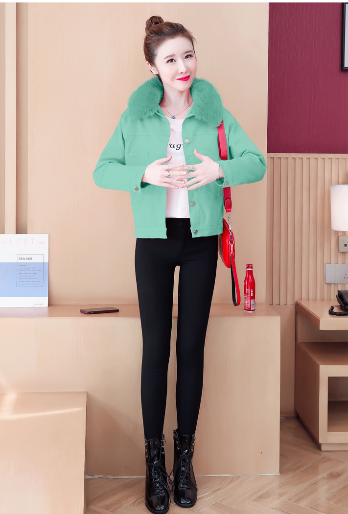 Autumn and winter jacket cotton coat for women