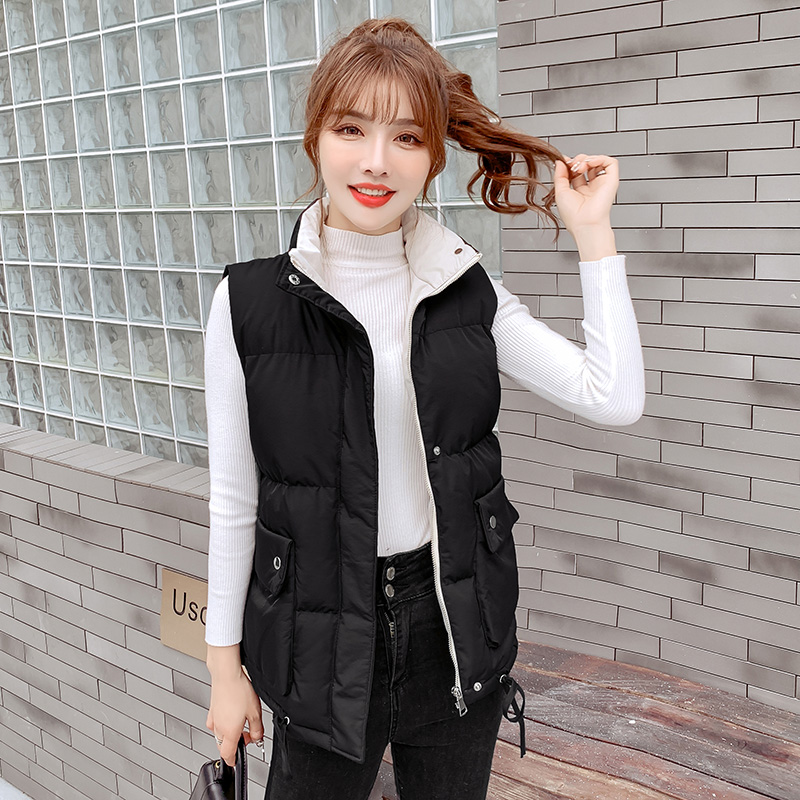 Cotton Korean style coat autumn and winter loose vest