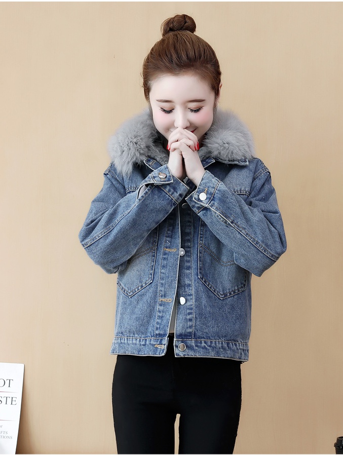 Korean style coat bat sleeve cotton coat for women