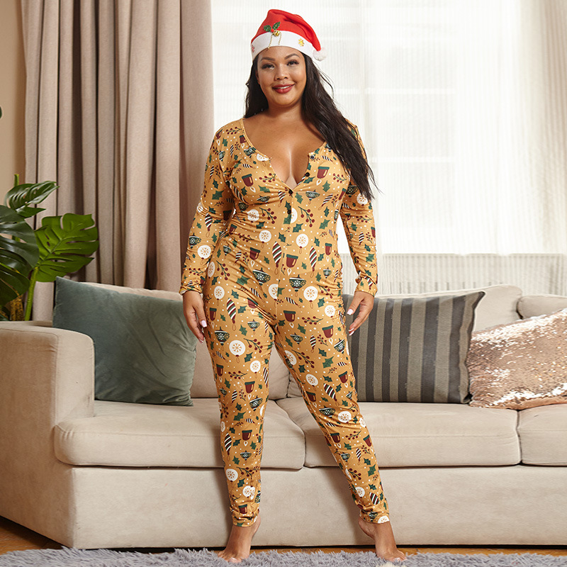 Sexy knitted leotard christmas tight jumpsuit for women