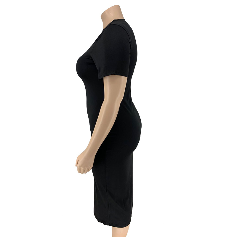 Tight package hip European style large yard dress