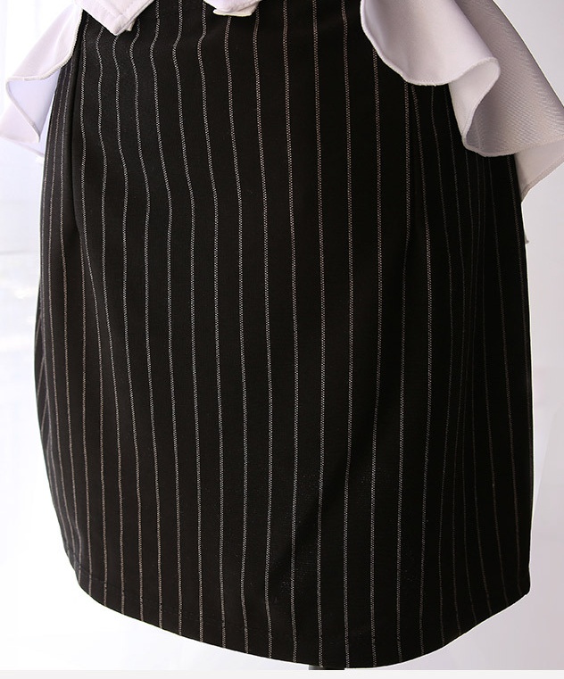 Stripe Sexy underwear halter uniform a set for women