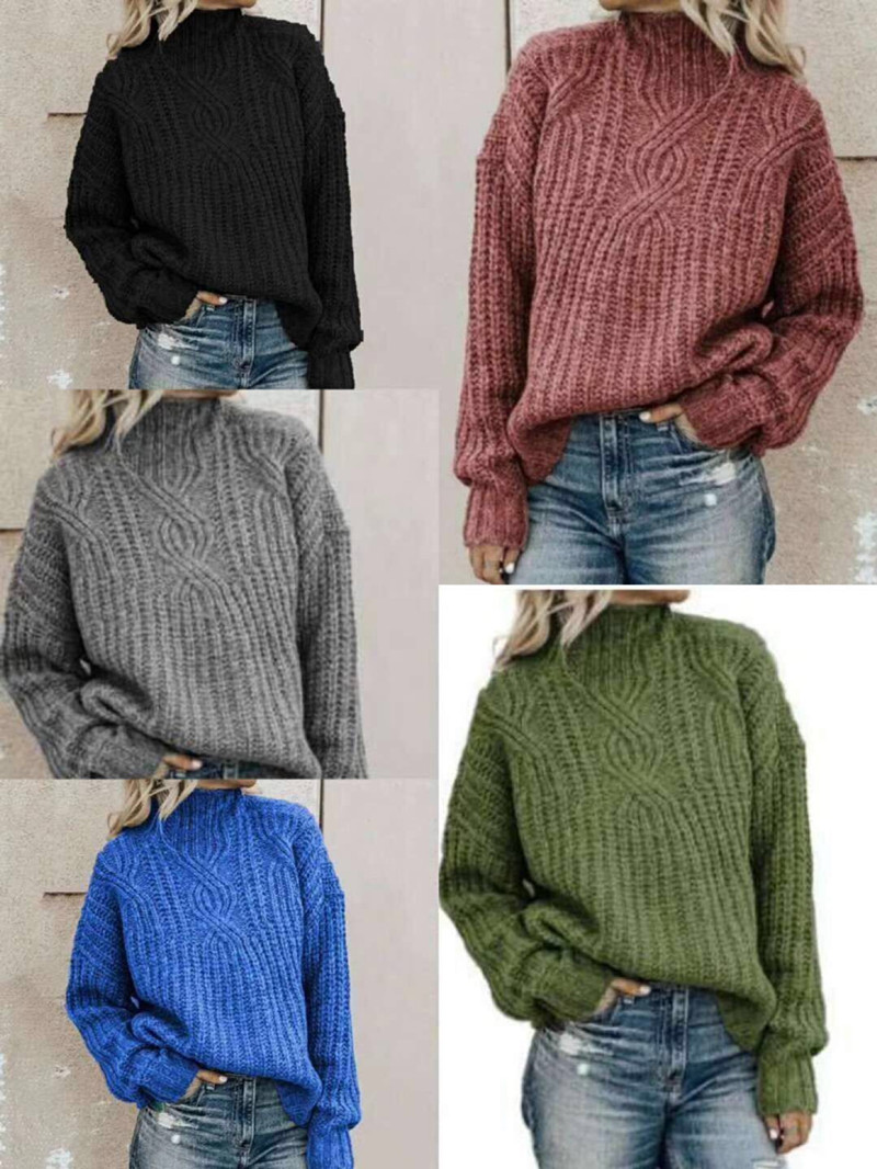 European style sweater twist shirts for women