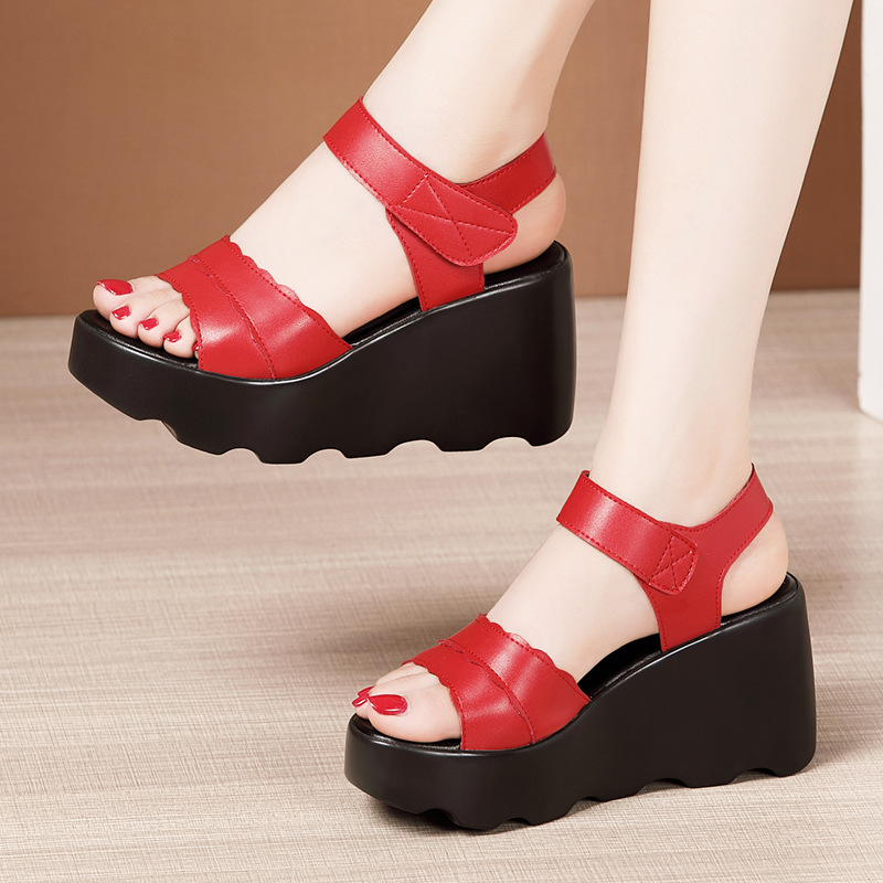 High-heeled sandals summer platform for women