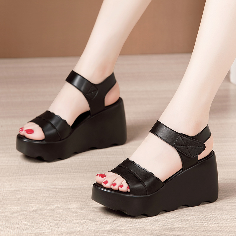 High-heeled sandals summer platform for women