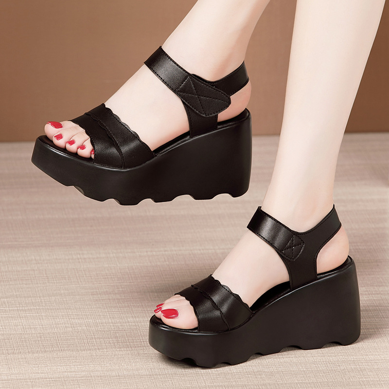 High-heeled sandals summer platform for women