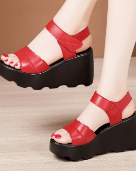 High-heeled sandals summer platform for women
