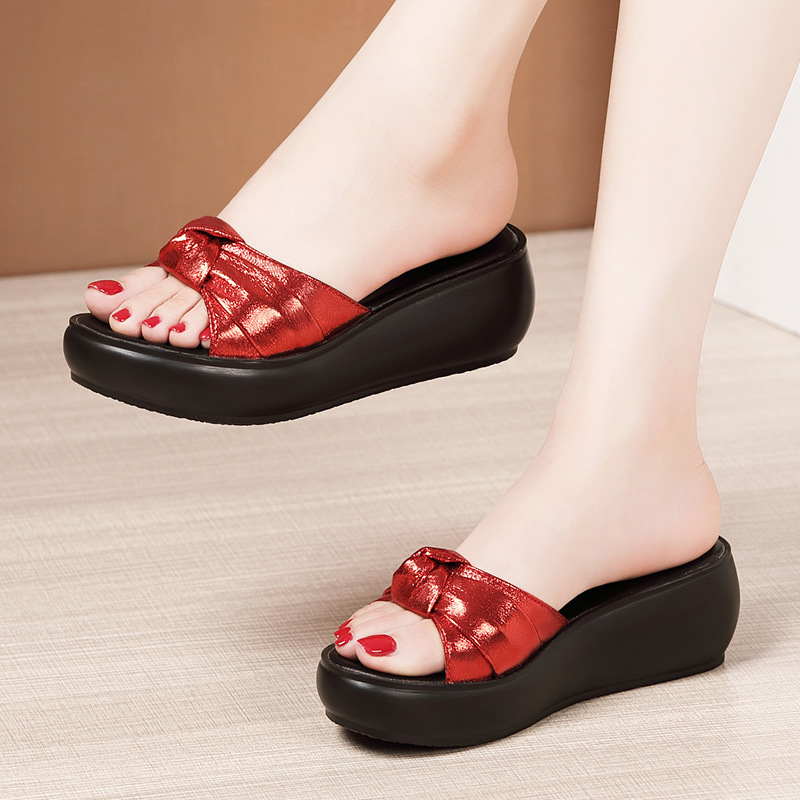 Fashion trifle slippers slipsole platform for women