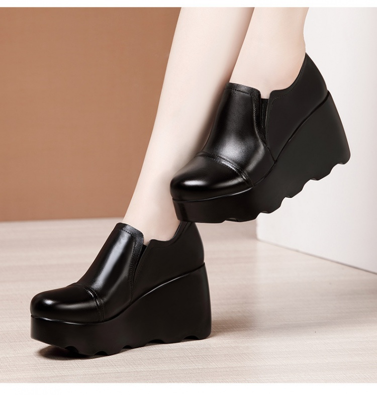 All-match high-heeled platform soft soles shoes for women