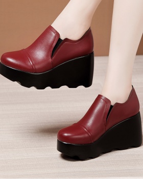 All-match high-heeled platform soft soles shoes for women