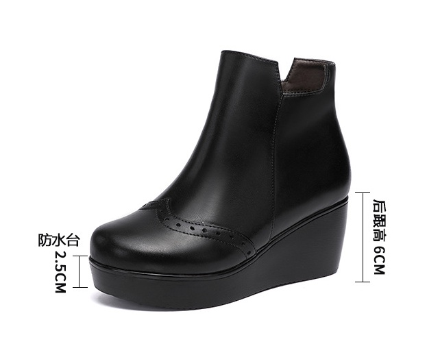 Autumn and winter short boots platform for women