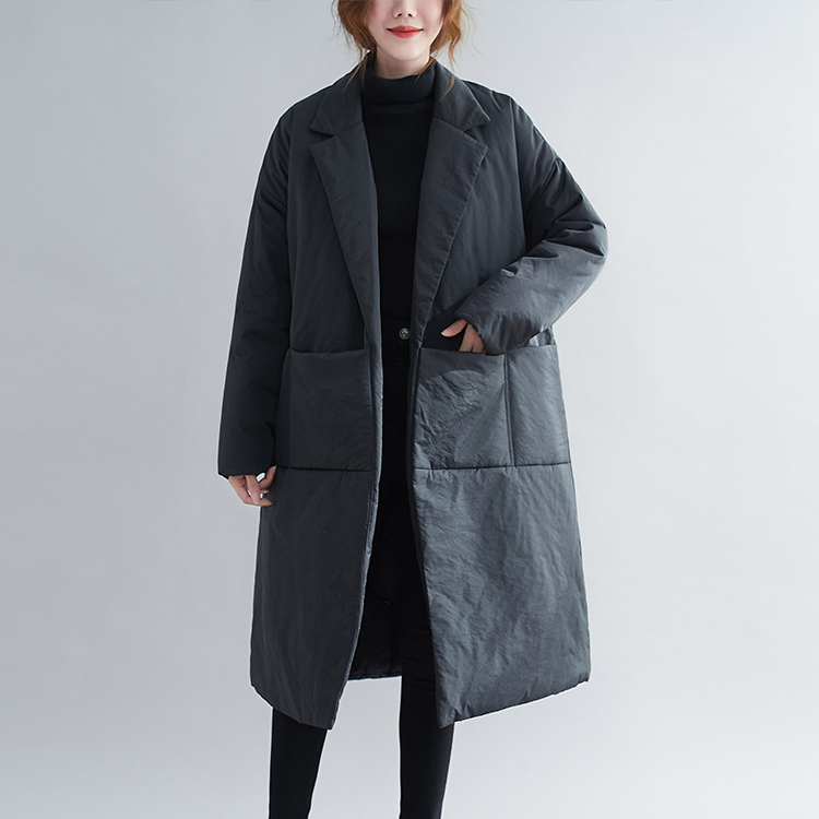 Large yard fat cotton coat loose business suit for women