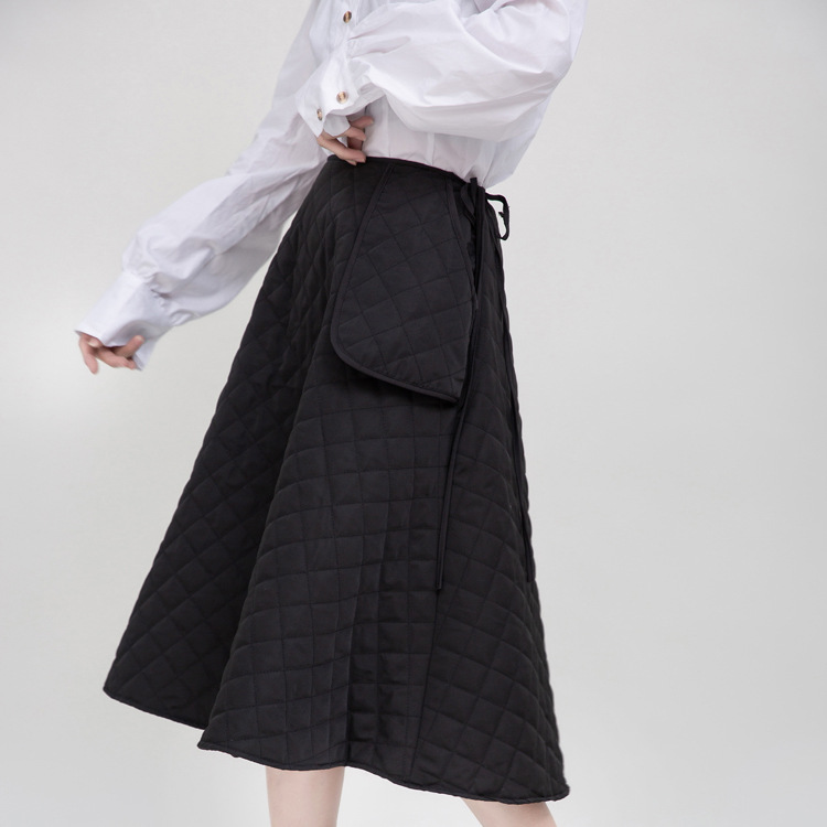 Maiden large pockets lovely autumn and winter cotton skirt