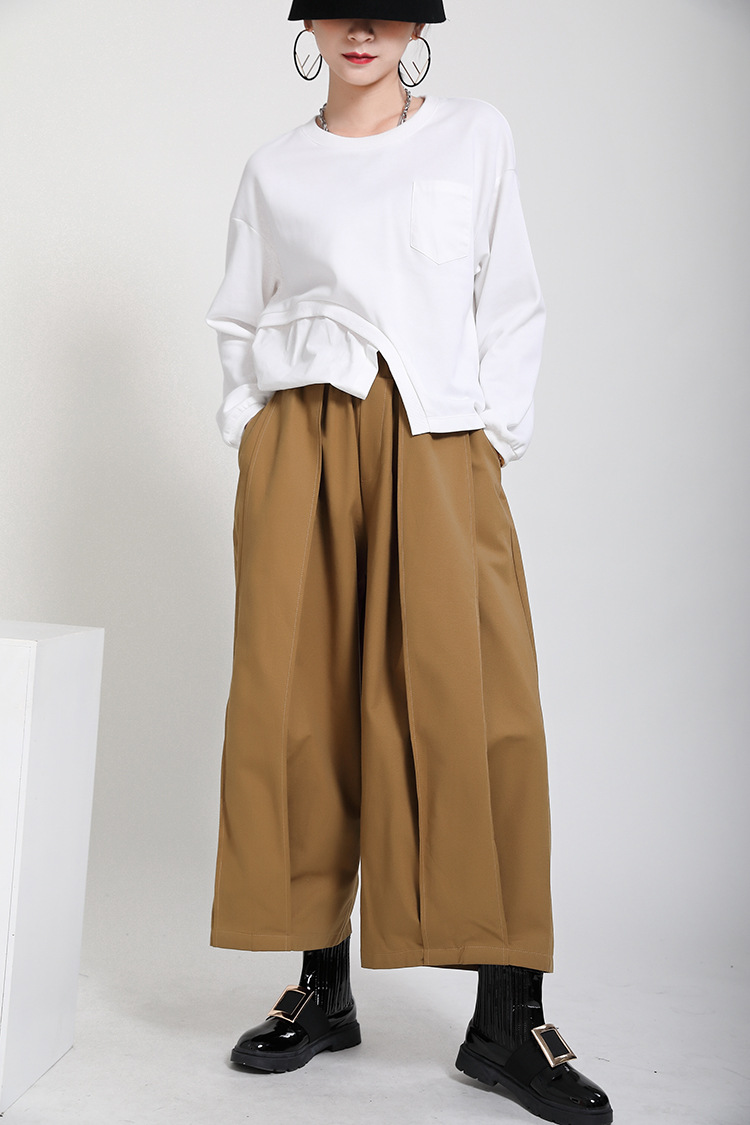 Show high Casual pants Japanese style nine pants for women