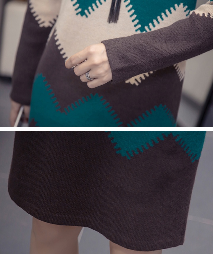 Long wears outside sweater autumn and winter dress