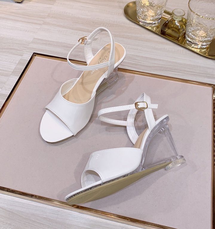 Summer crystal high-heeled shoes sexy sandals