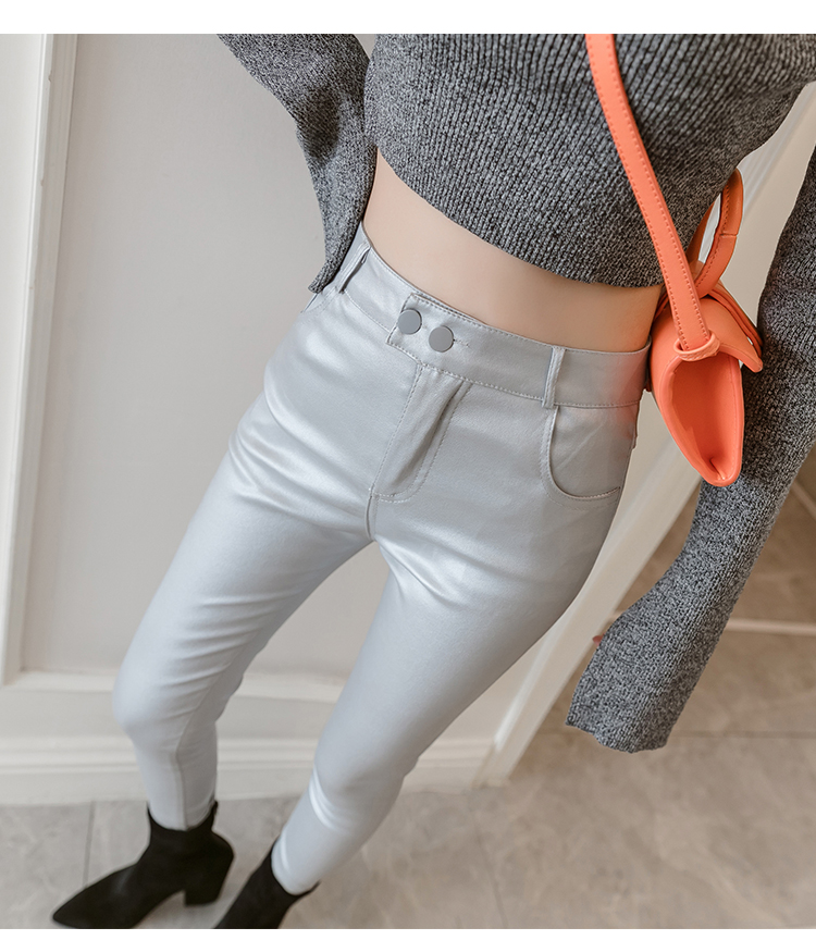 Winter elasticity pencil pants high waist leggings for women