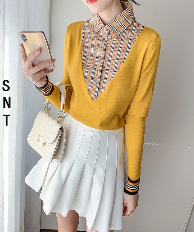 Autumn and winter bottoming shirt sweater for women