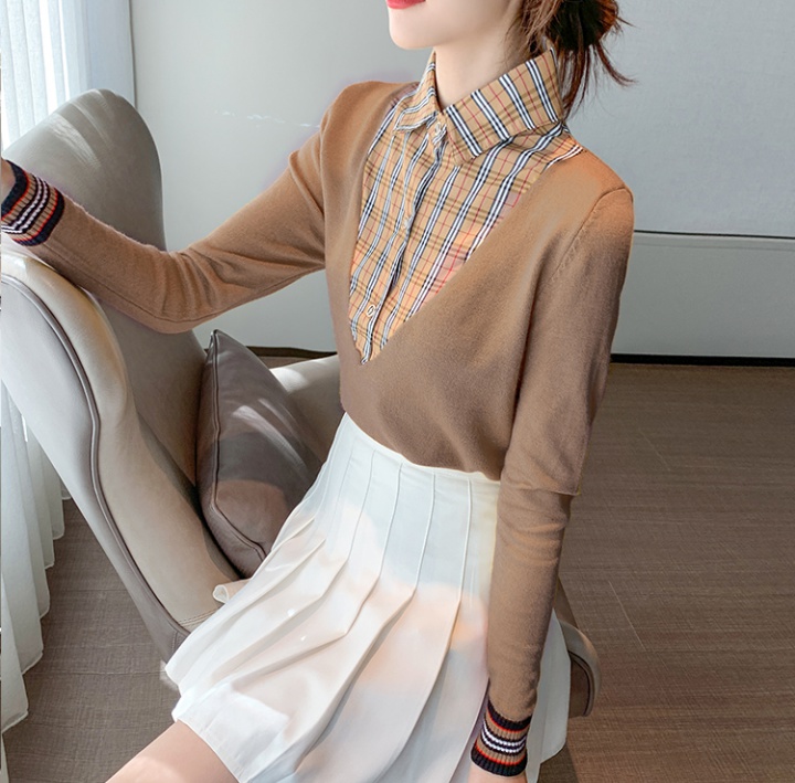 Autumn and winter bottoming shirt sweater for women