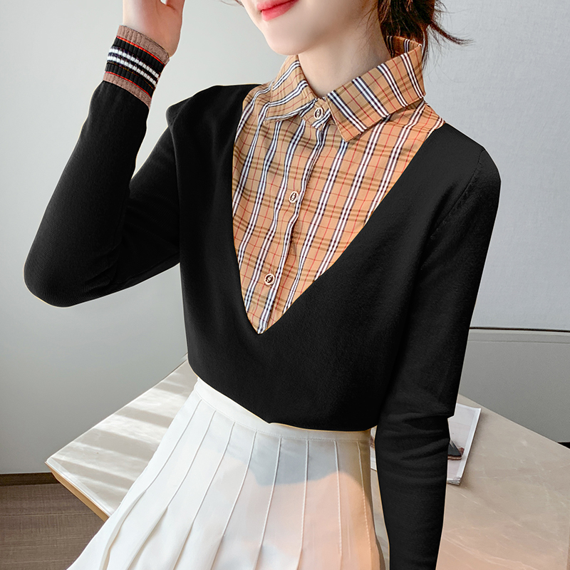 Autumn and winter bottoming shirt sweater for women