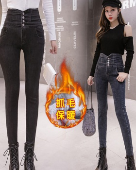 Slim tight jeans high waist pencil pants for women