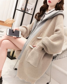 Knitted sweater autumn and winter coat for women