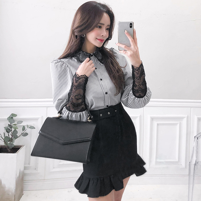 Commuting business suit Korean style shirt for women