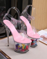 High-heeled sexy sandals fine-root shoes for women