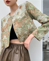 Long sleeve coat painting tops for women