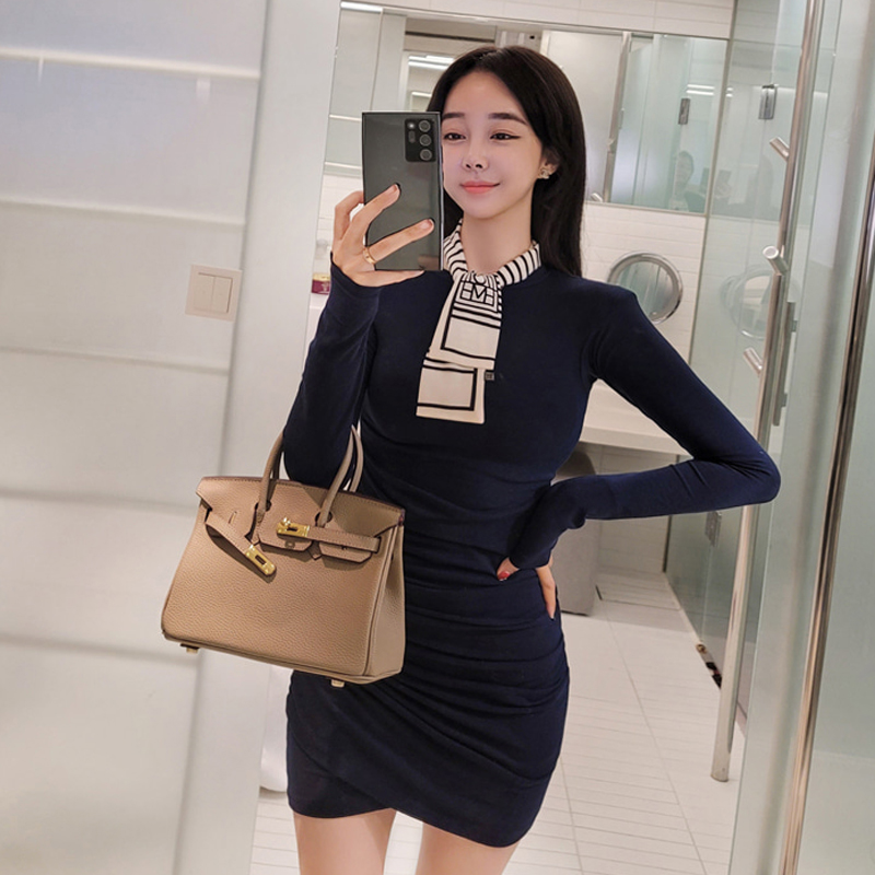 Package hip slim Casual dress for women
