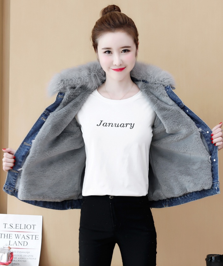 Winter cotton coat plus velvet coat for women