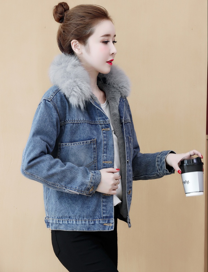 Loose Korean style cotton coat thick coat for women