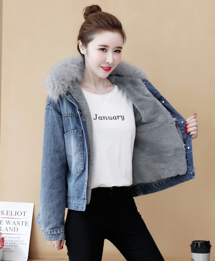 Loose Korean style cotton coat thick coat for women