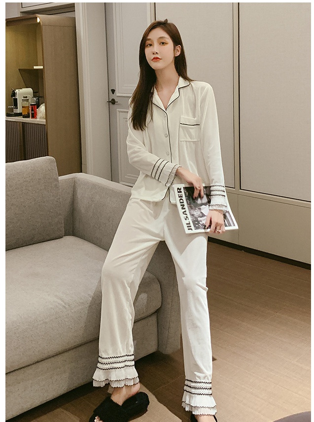 Homewear long sleeve Casual pajamas a set for women