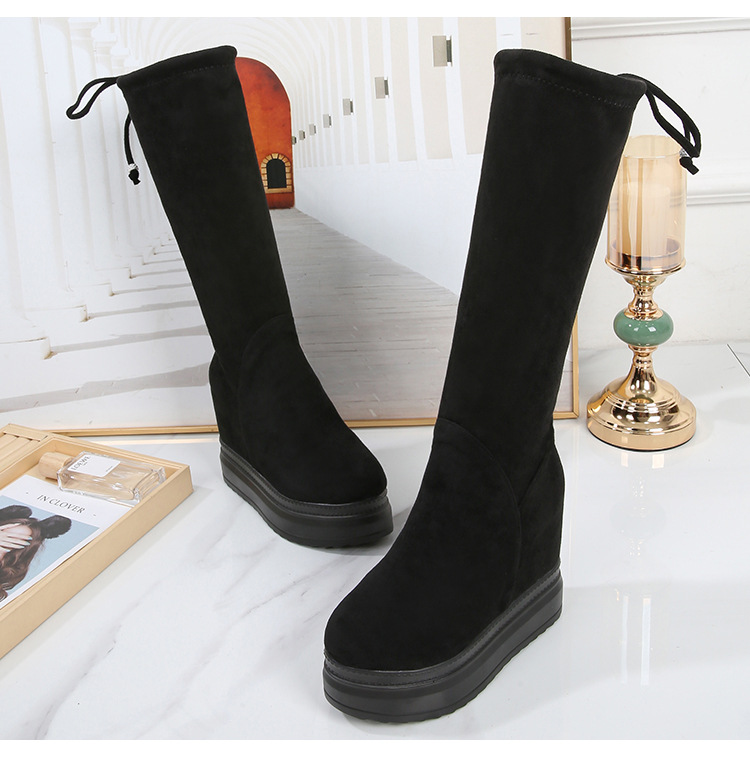 Slipsole half Boots autumn and winter thigh boots