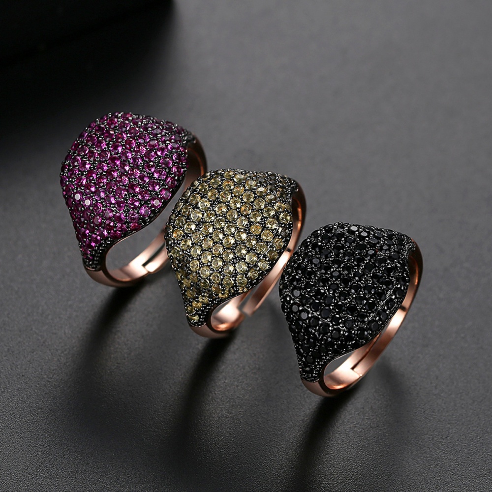 Opening banquet European style gift temperament ring for women