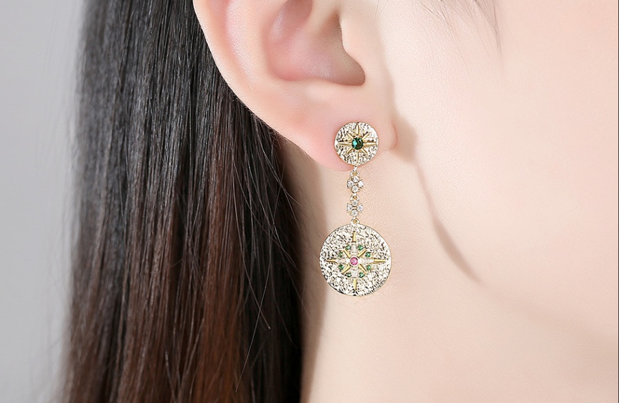European style creative stud earrings long earrings