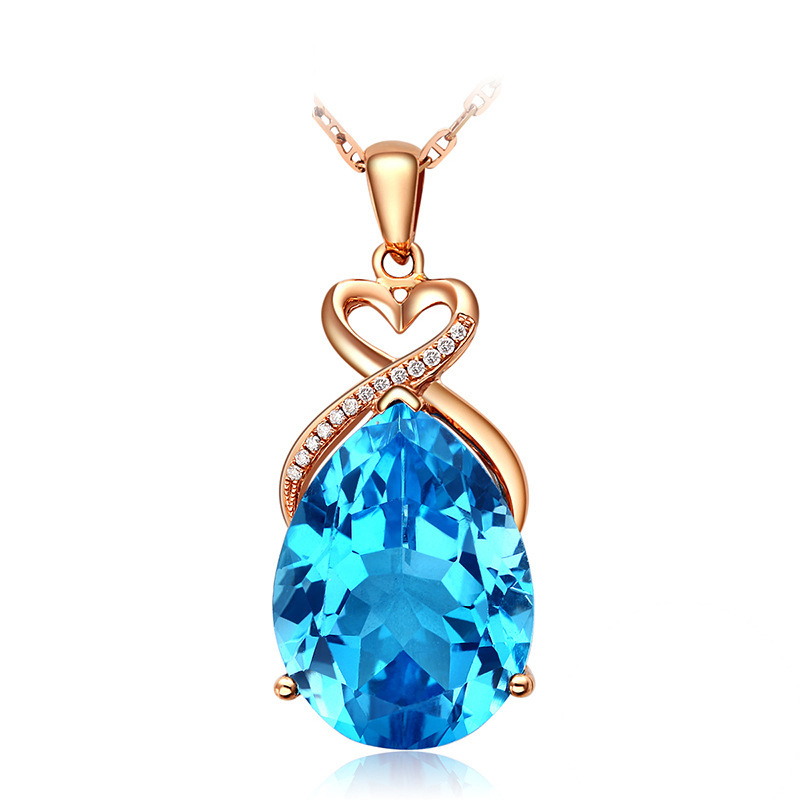 Heart luxurious pendant necklace